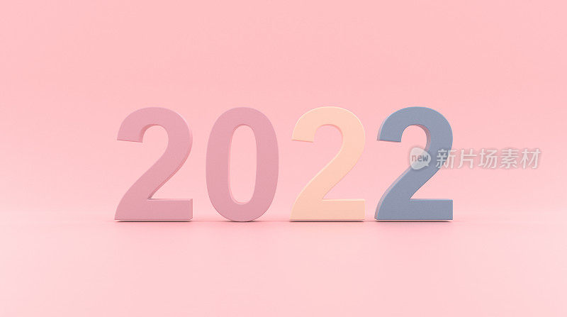 新年2022 3D渲染